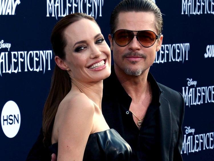 Angelina Jolie e Brad Pitt alla premiere di ‘Maleficent’ a Los Angeles (Infophoto) - INFOPHOTO