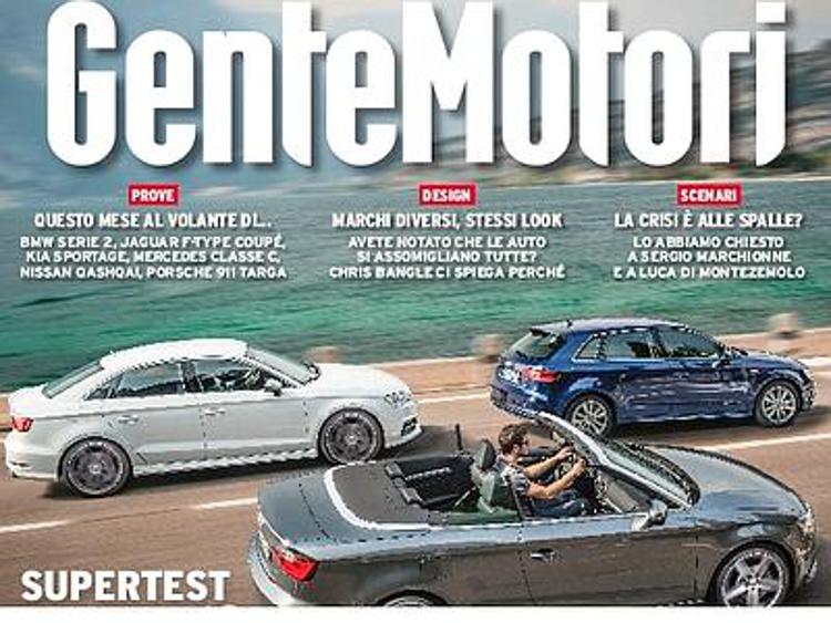 Marchionne, Montezemolo, le auto del momento e il backstage a The Voice of Italy nel numero di giugno di GenteMotori