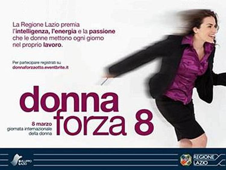 Premiate 18 imprese 'in rosa' del Lazio con il riconoscimento 'Donna Forza 8'