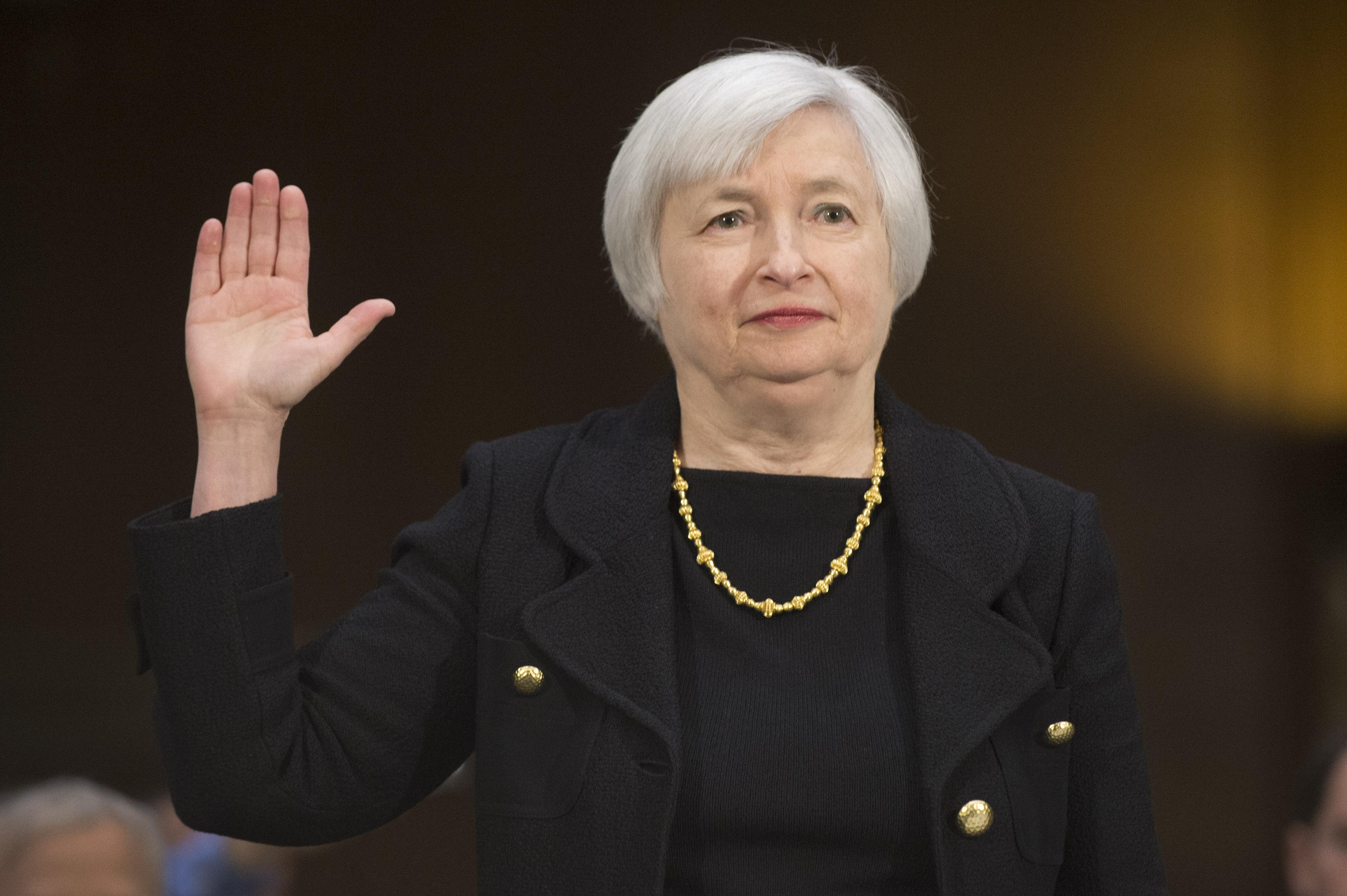 Janet Yellen, presidente della Federal Reserve, al secondo posto (Infophoto)
