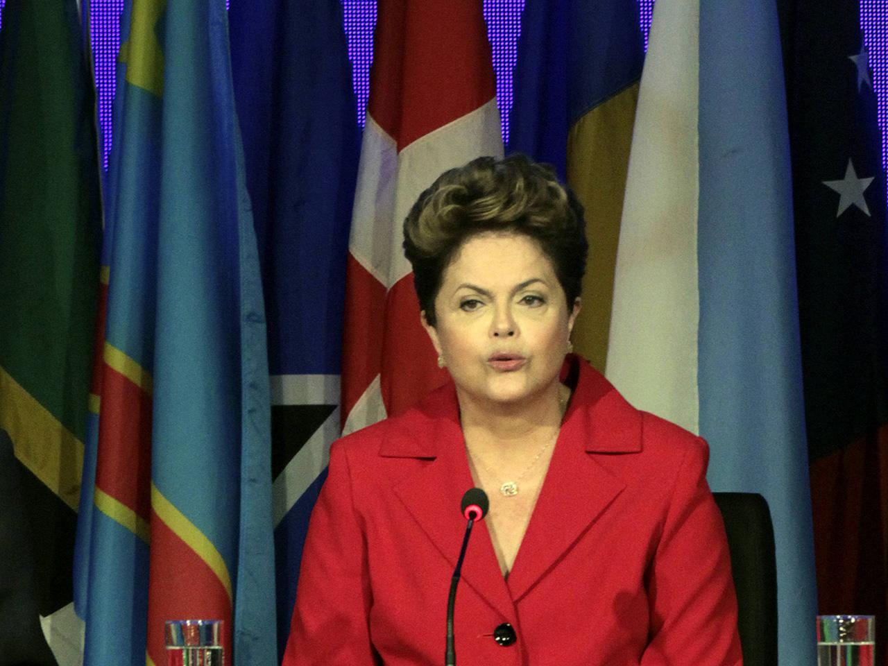 Dilma Rousseff, presidente del Brasile, quarta in classifica (Infophoto)