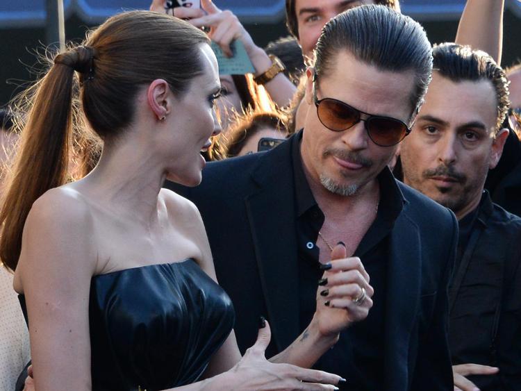 Brad Pitt e Angelina Jolie (Infophoto)