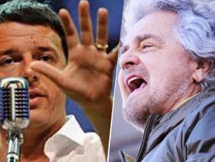 Grillo contro Renzi: 
