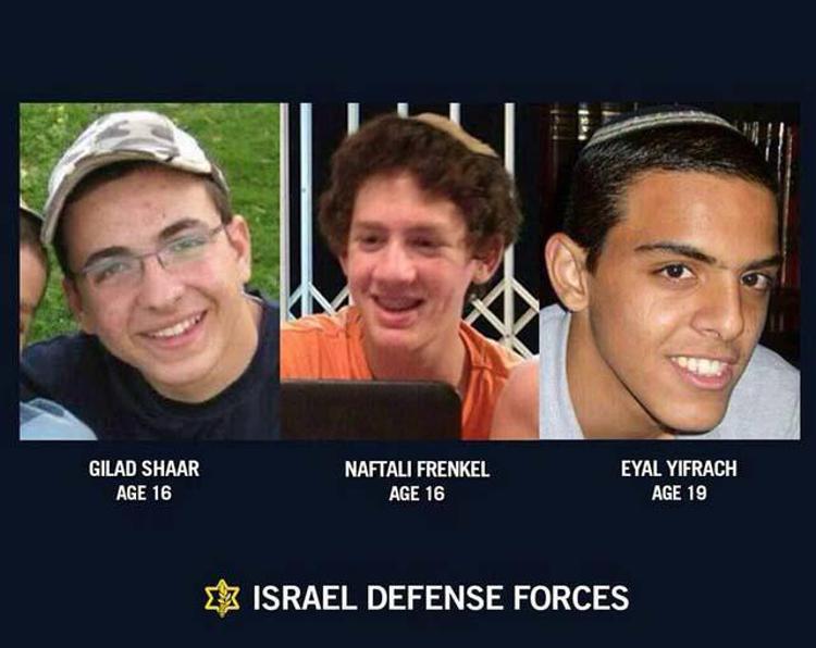Trovati i corpi dei tre ragazzi israeliani rapiti. Netanyahu: 