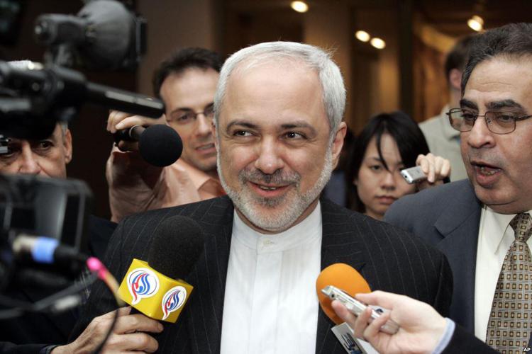 Il ministro degli Esteri iraniano Zarif