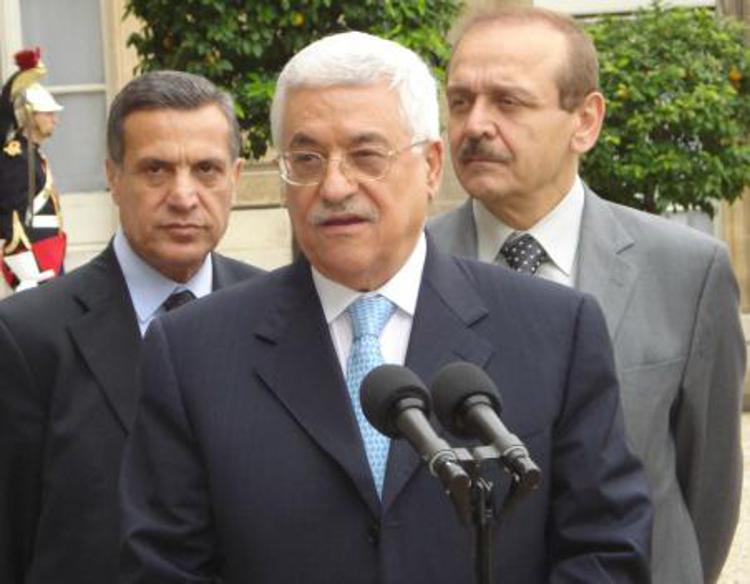 Il presidente dell'Anp, Mahmoud Abbas