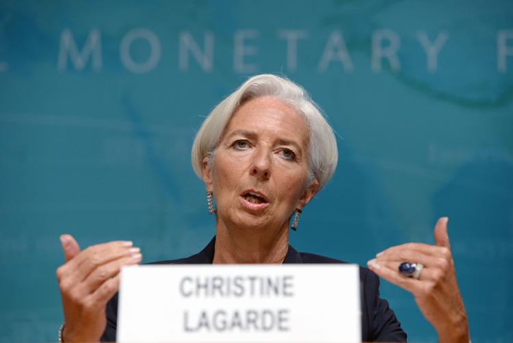 Il direttore del Fondo Monetario Internazionale,  Christine Lagarde (Foto Infophoto) - INFOPHOTO
