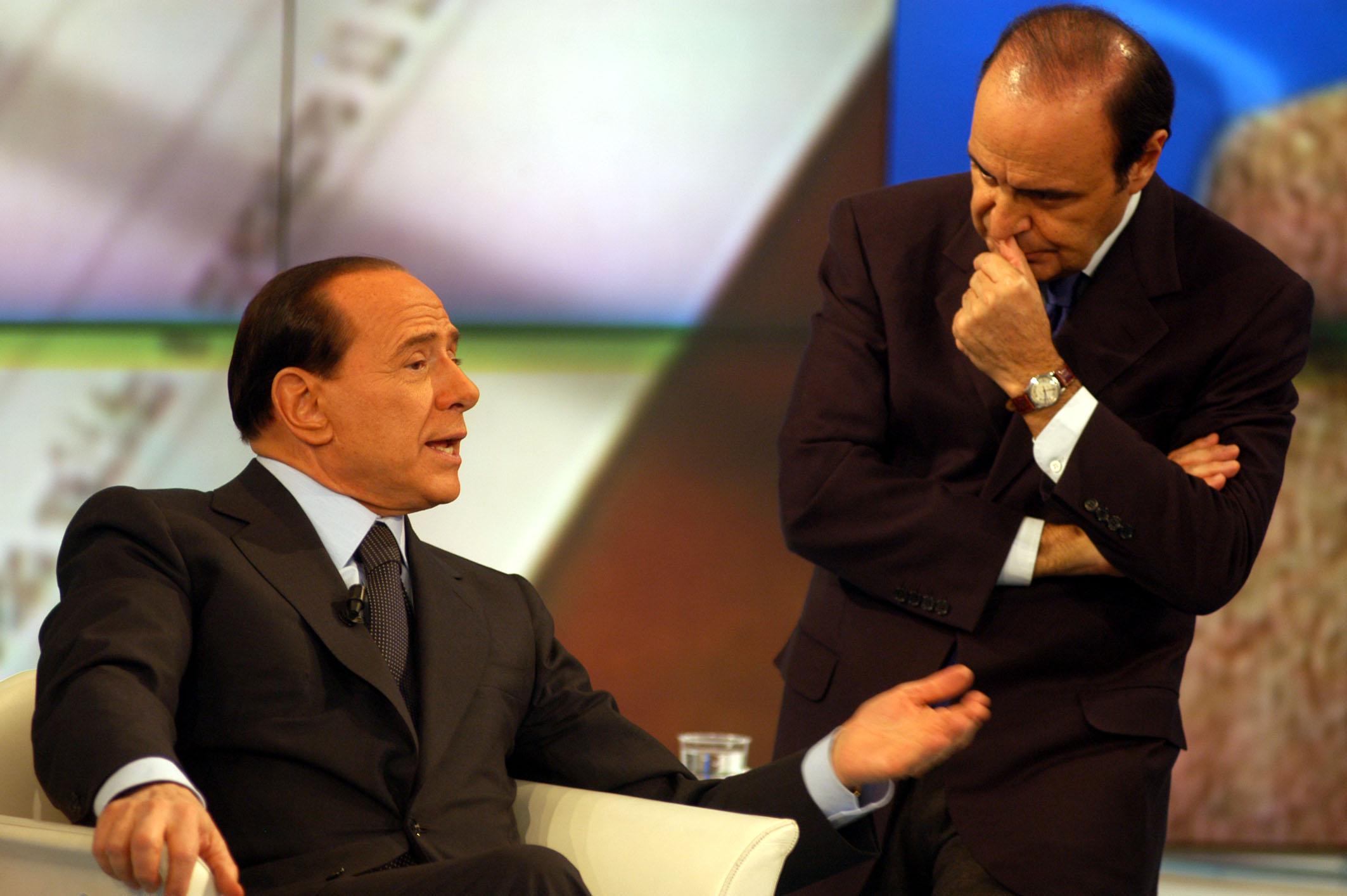 Berlusconi a 'Porta a porta' in una delle passate edizioni (Adnkronos)