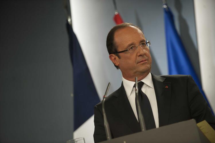 Il presidente francese François Hollande (foto Xinhua)