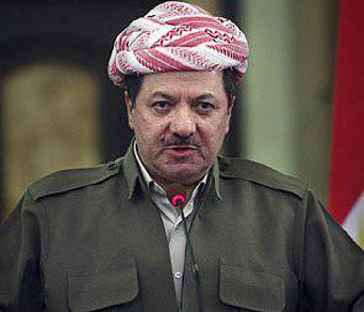 Il presidente del Kurdistan iracheno, Massoud Barzani