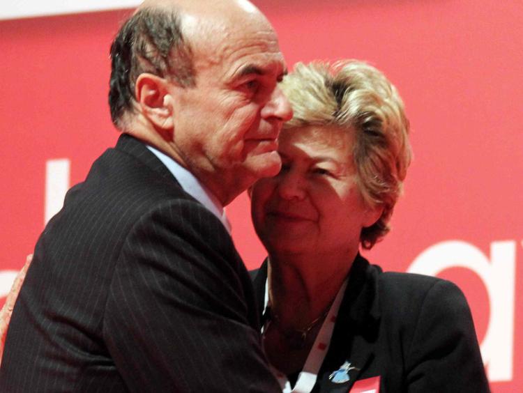 Pier Luigi Bersani con Susanna Camusso (Infophoto)