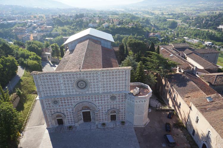La basilica di Collemaggio all'Aquila