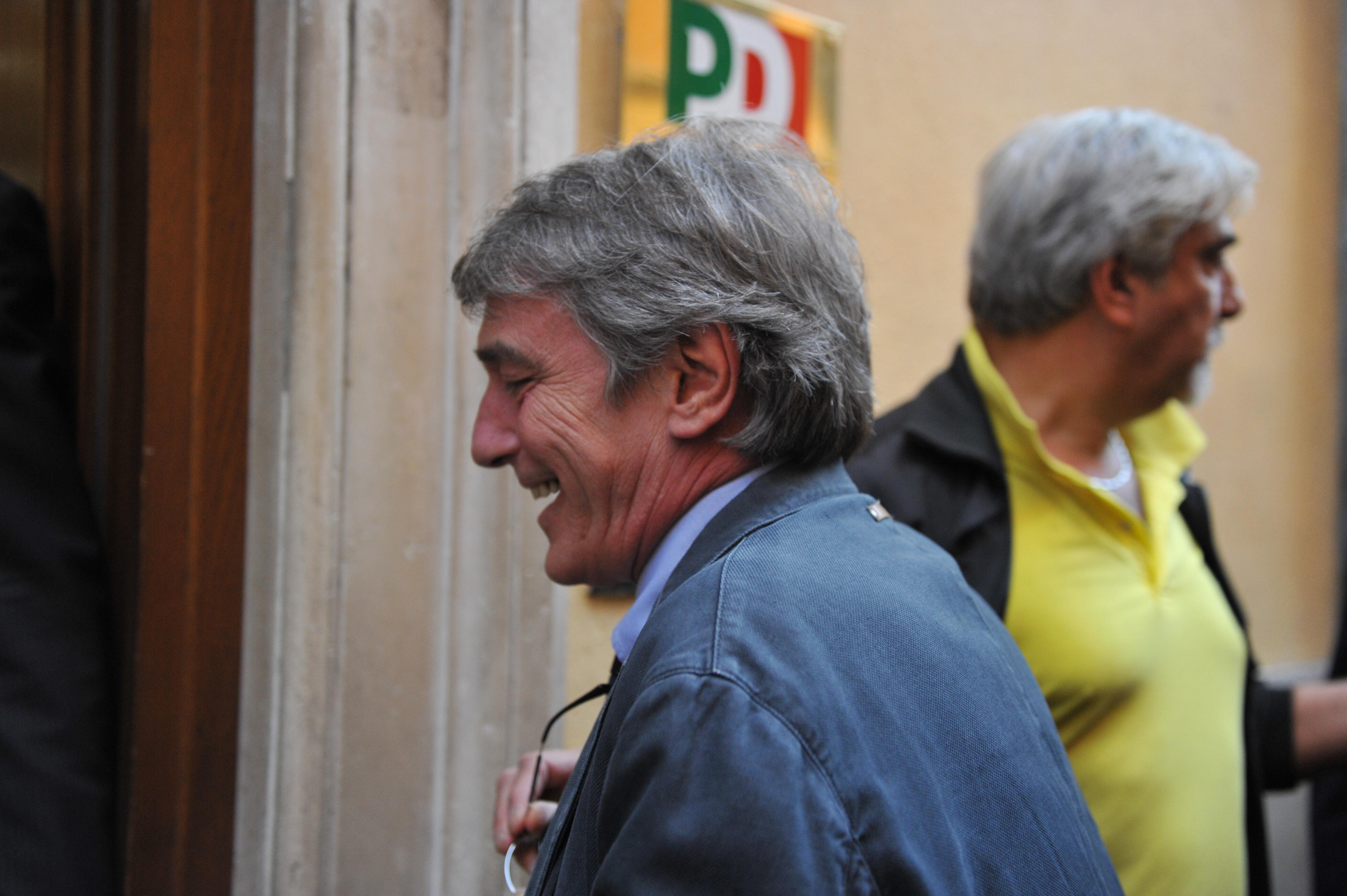 Roma, 29 settembre 2014. Largo del Nazzareno. Riunione della Direzione del PD (Foto Adnkronos/Cristiano Camera)