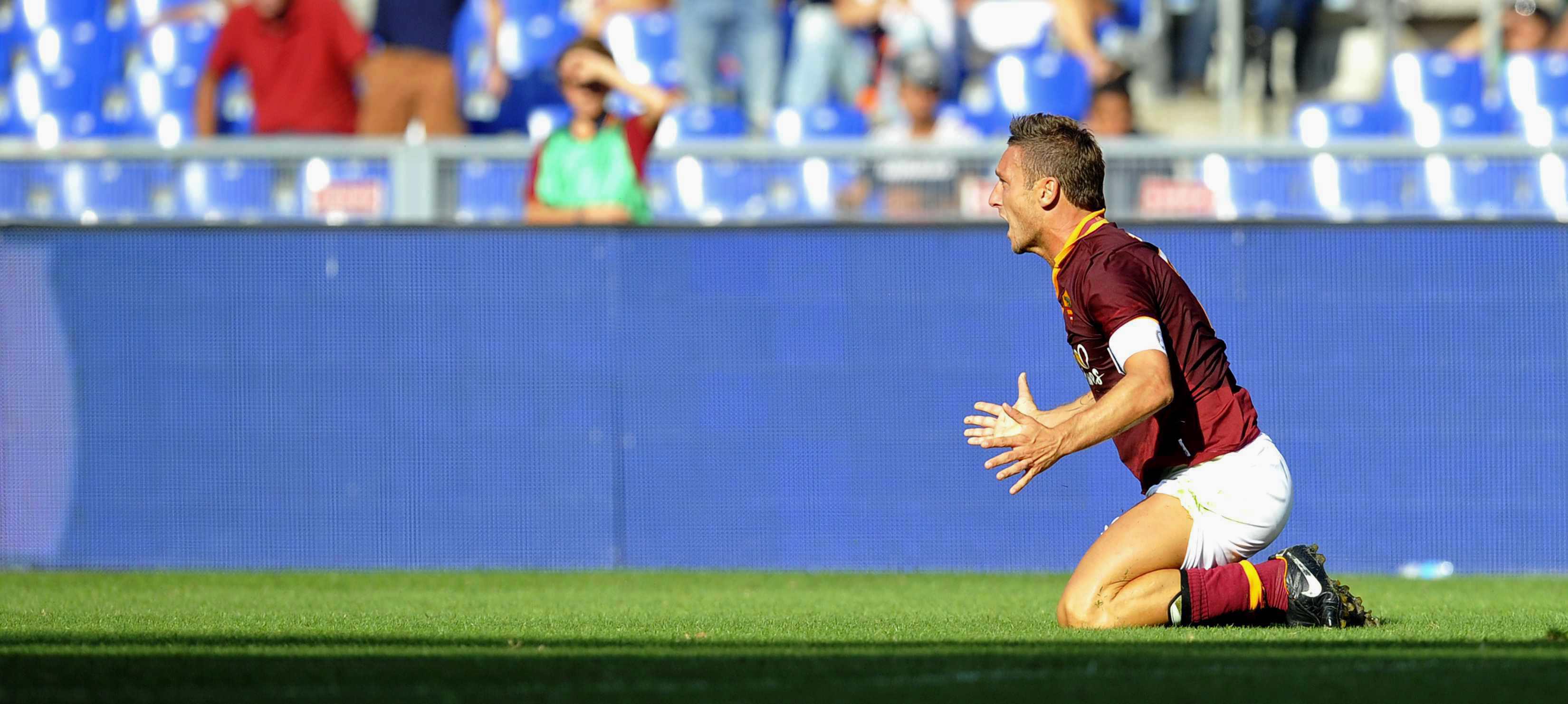L'incredulità di Francesco Totti - Infophoto