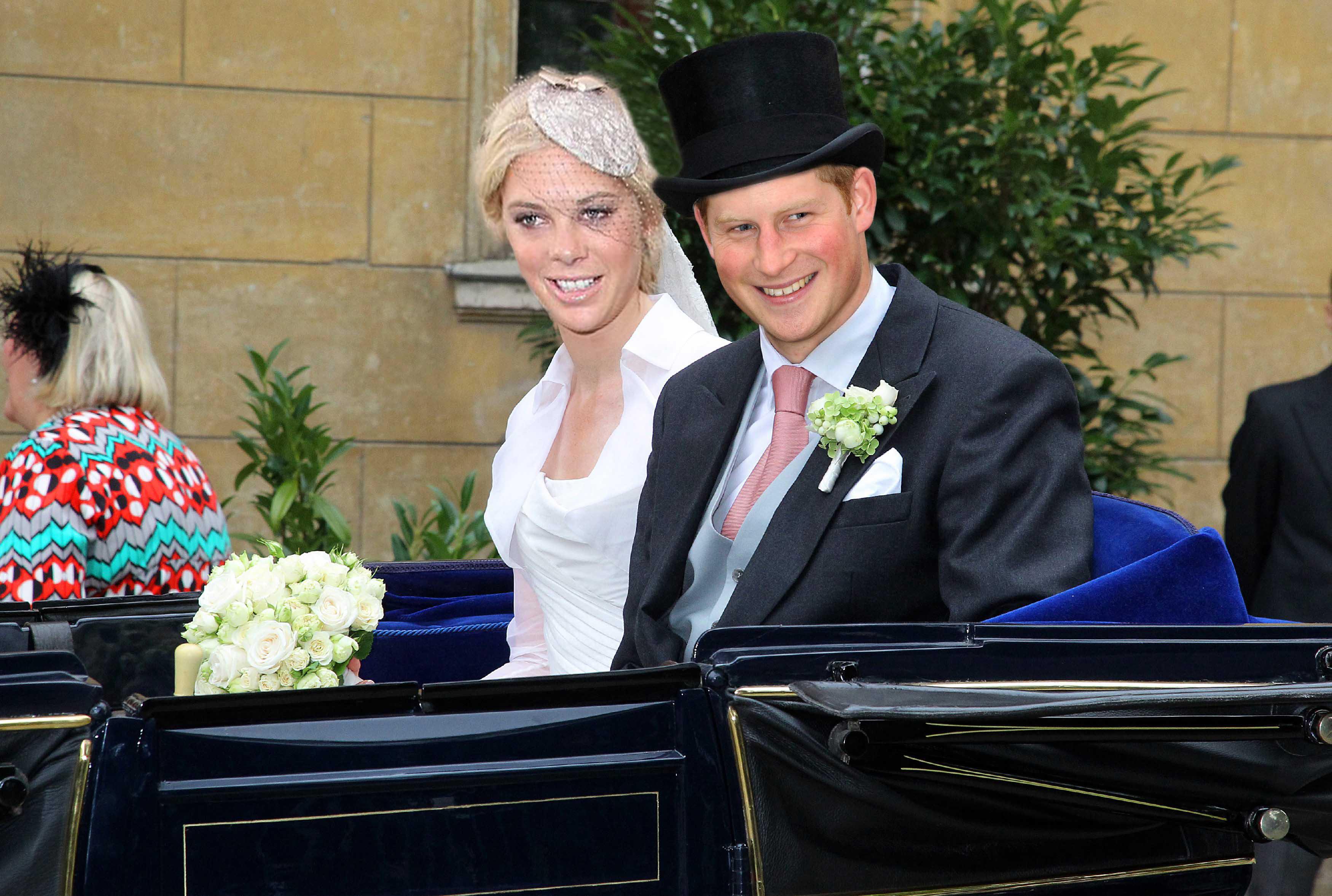 Il principe Harry con Chelsy Davy, sua fidanzata dal 2004 al 2011 (Iberpress)