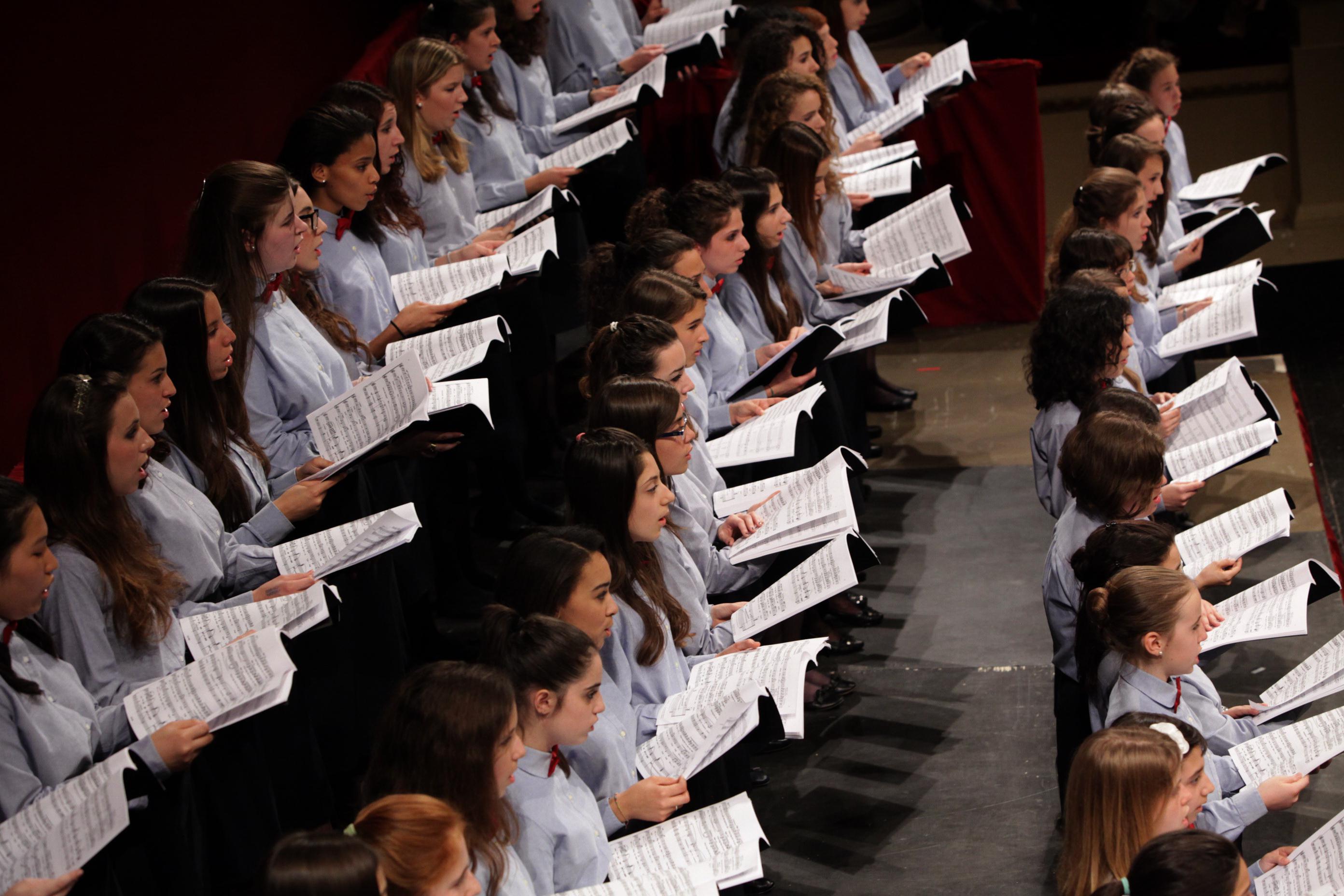 Il coro di voci bianche del Teatro alla Scala di Milano (Foto Brescia/Amisano © Teatro alla Scala)