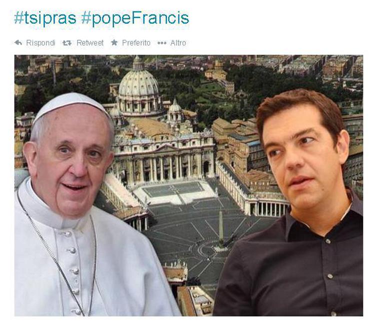 Per Tsipras udienza in Vaticano: 