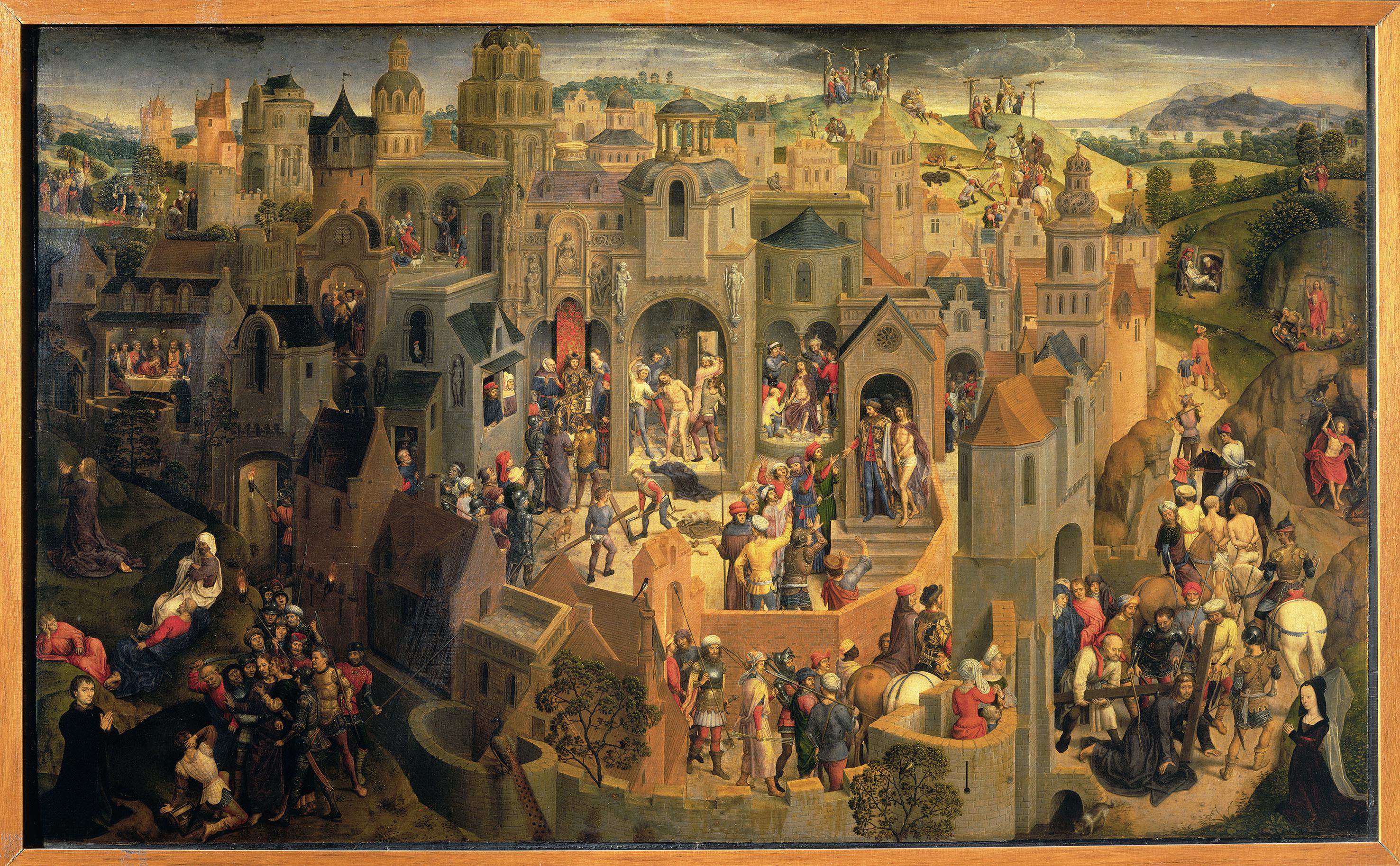 Hans Memling, Passione di Cristo, 1470. Olio su tavola