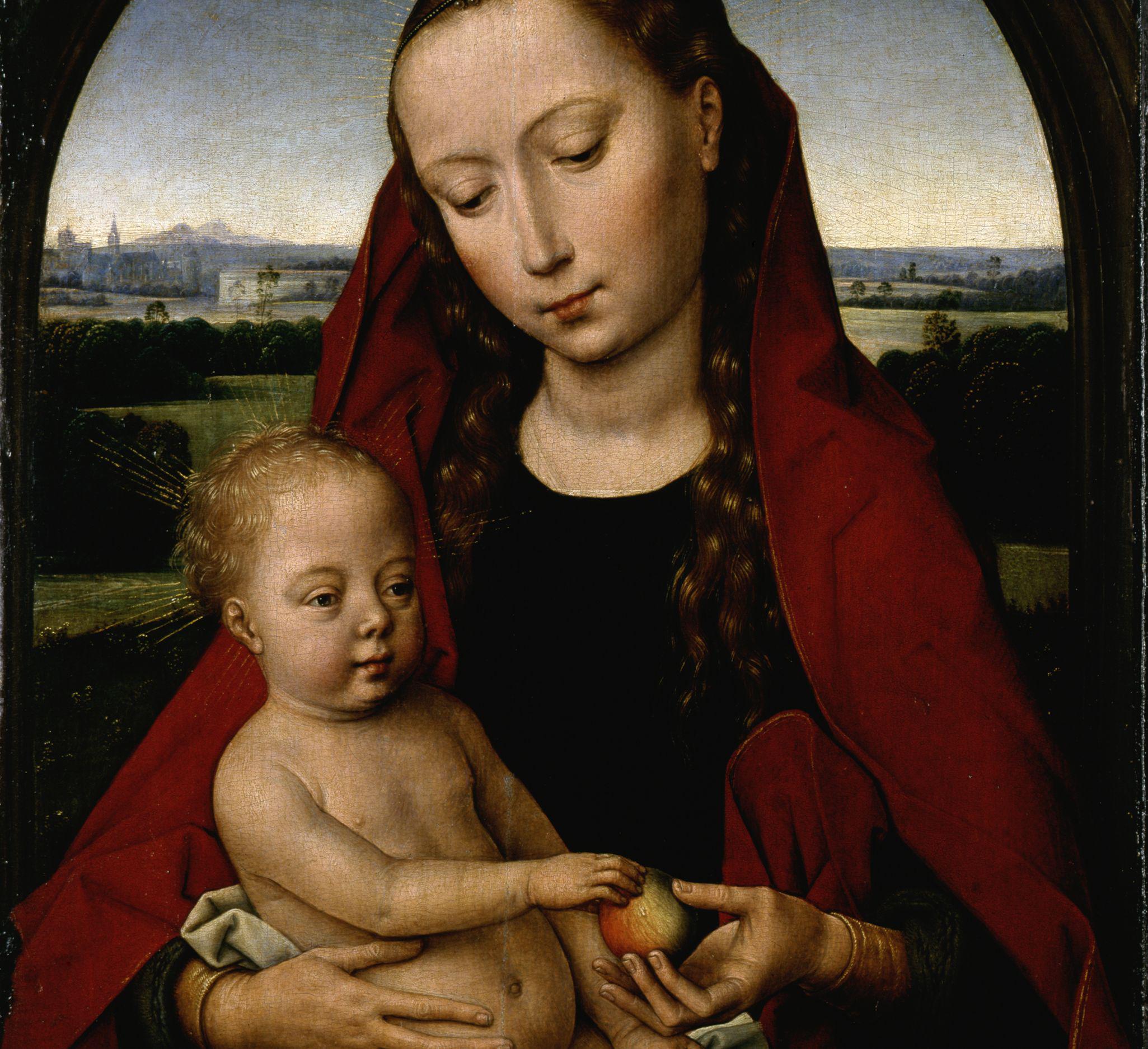 Hans Memling, Madonna col Bambino, 1485. Olio su tavola