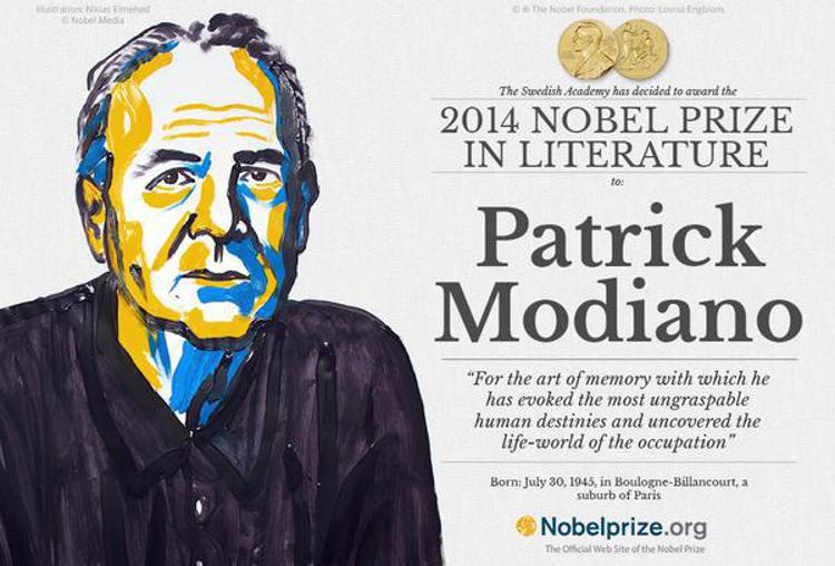 Il Nobel per la Letteratura al francese Patrick Modiano