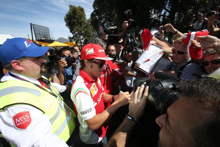 Fernando Alonso, pilota Ferrari  - Infophoto