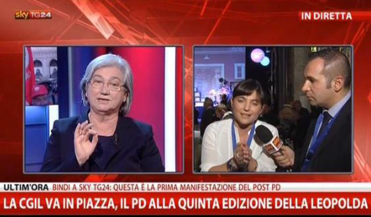 Leopolda, scintille in diretta tv tra Bindi e Serracchiani/Video