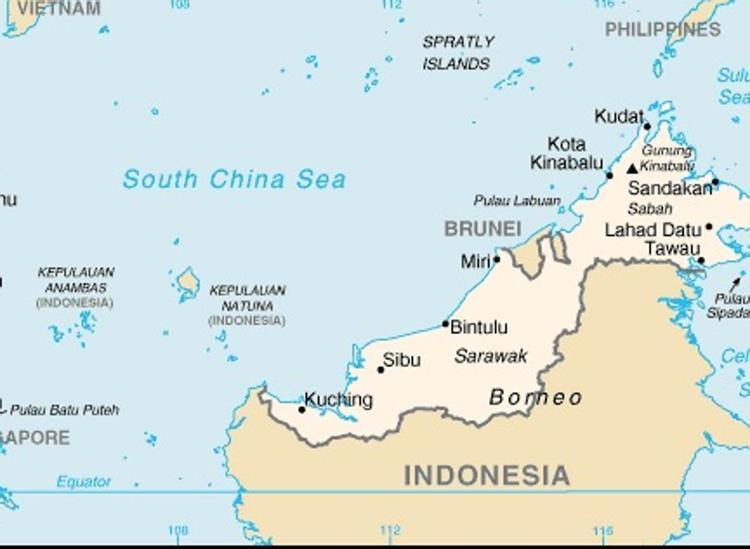 Malesia, italiano scomparso nell'isola del Borneo