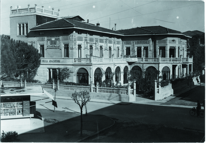 Villa Argentina in una foto d'epoca