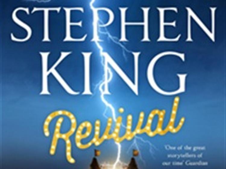 Un dettaglio della copertina inglese del nuovo romanzo di Stephen King