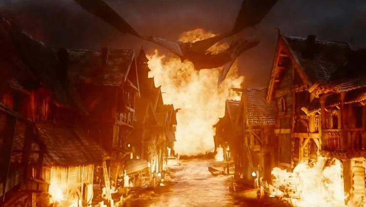 Un'immagine dal teaser del film ''Lo Hobbit: la battaglia delle cinque armate''