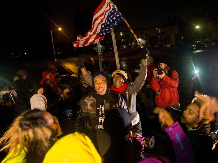 Manifestazioni a Ferguson(Foto Xinhua)