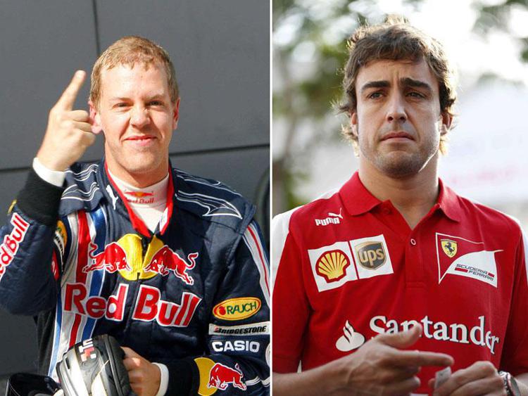 Sebastian Vettel e Fernando Alonso(Infophoto)INFOPHOTO