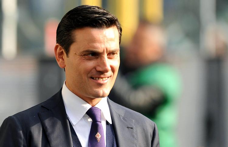 Il tecnico della Fiorentina, Vincenzo Montella (foto Infophoto) - INFOPHOTO
