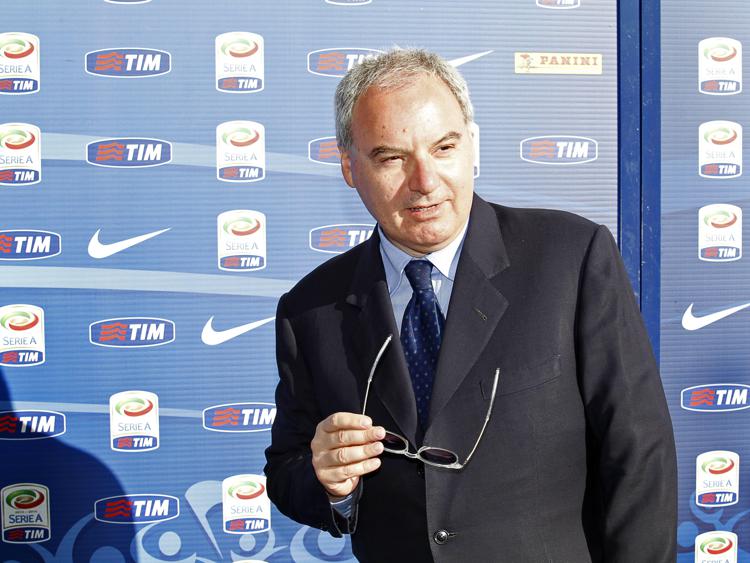 Maurizio Beretta, presidente Lega Serie A, (foto Infophoto)  - INFOPHOTO
