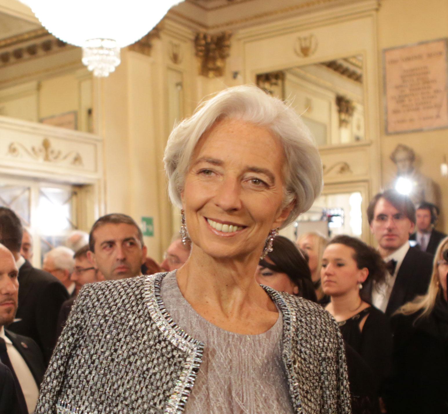 il direttore del Fondo monetario internazionale Christine Lagarde (Brescia/Amisano © Teatro alla Scala)