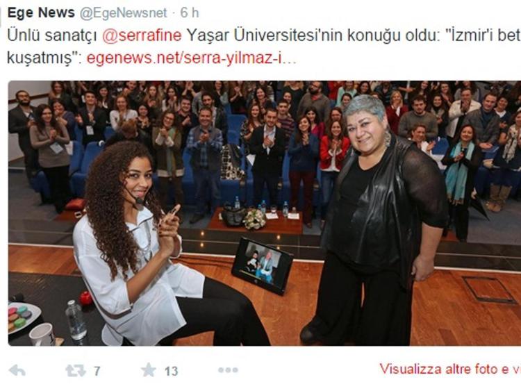 Turchia: l'attrice Yilmaz, insultata per aver fatto da interprete al Papa