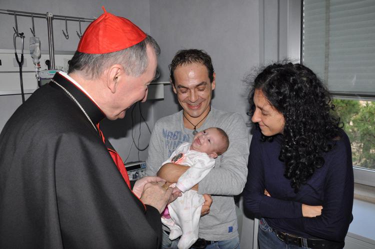 Pediatria: Parolin in visita a ospedale Bambino Gesù di Roma