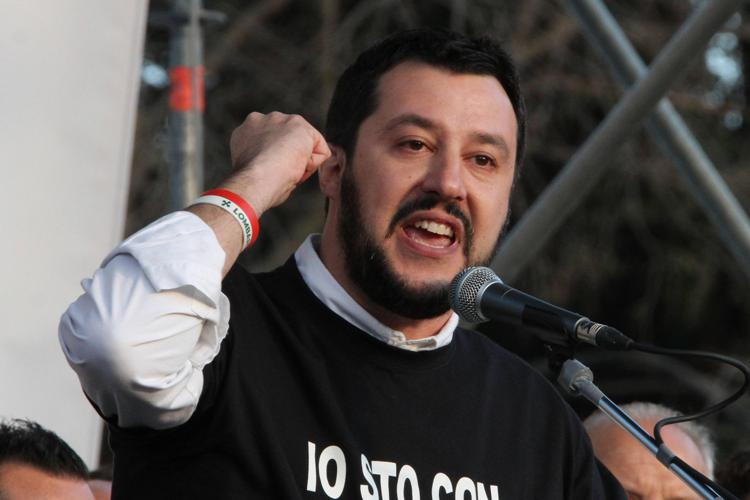 Nella foto, Matteo Salvini (Infophoto)