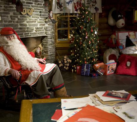 "L'ufficio" dove Babbo Natale riceve le lettere. (Rovaniemi Tourism & Marketing Ltd)