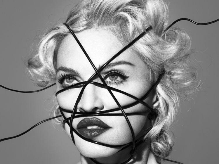 Madonna come appare sulla cover del nuovo album 'Rebel Heart'
