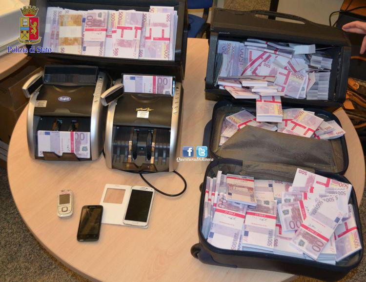Roma: oggetti rubati per 400mila euro e 6 mln in banconote false, un arresto