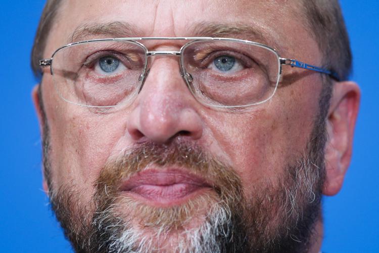 Il presidente dell'Europarlamento Martin Schulz (foto Infophoto) 