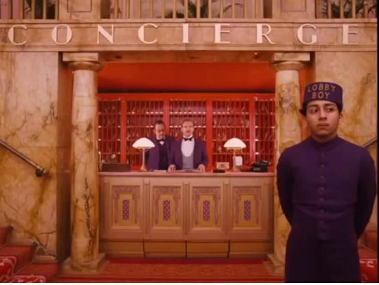 Una scena di 'Grand Budapest Hotel',  in gara ai Bafta con 11 nomination 