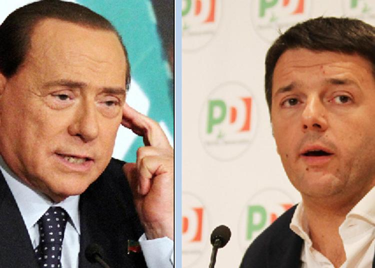 Berlusconi e Renzi 