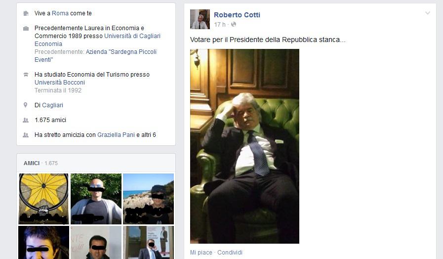 Dal profilo Facebook del senatore Roberto Cotti (M5S)