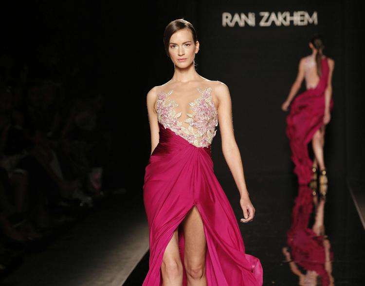 Moda: AltaRoma, Rani Zakhem presenta collezione couture