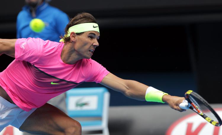 Rafa Nadal agli Australian Open (Foto Infophoto) - INFOPHOTO