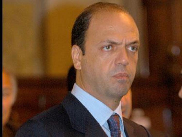 Il ministro dell'Interno Angelino Alfano 