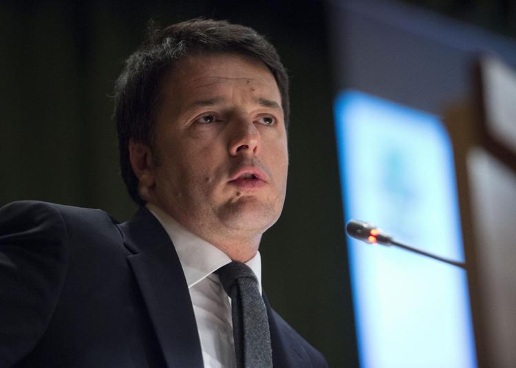 il premier Matteo Renzi