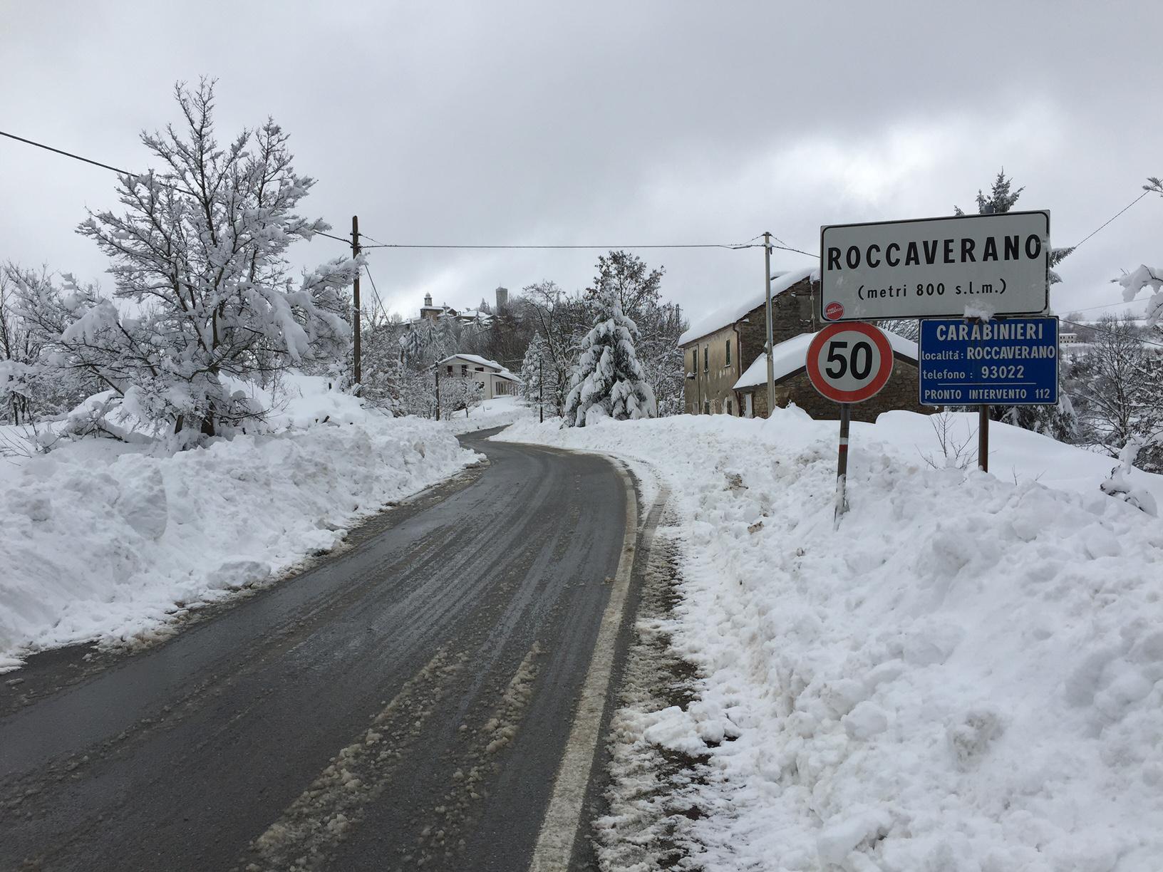 Neve nell'astigiano (Foto Provincia di Asti)